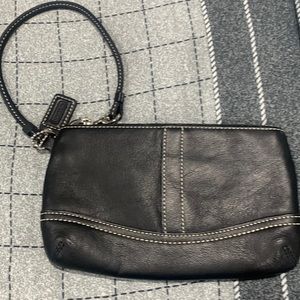 Black Coach wristlet